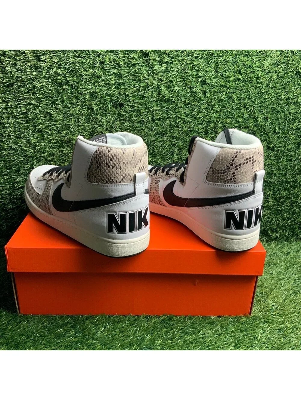 NIKE TERMINATOR HIGH WHITE / SAIL / COCOA Men’s Size 12 FB1318-100